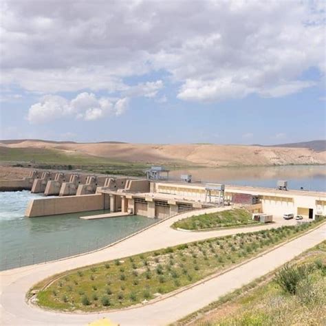 General view of the Regulation Dam, Mosul Dam project. (Source:[6 ...