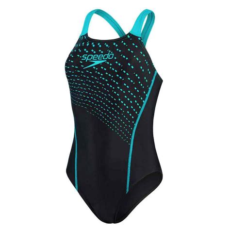 Speedo Medley Logo Medalist Swimsuit Blue Swiminn