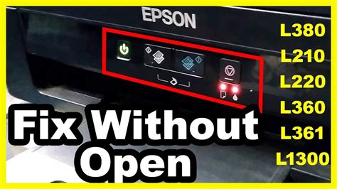 How To Fix Epson Printer Two Red Light Blinking Problem 100 Tested