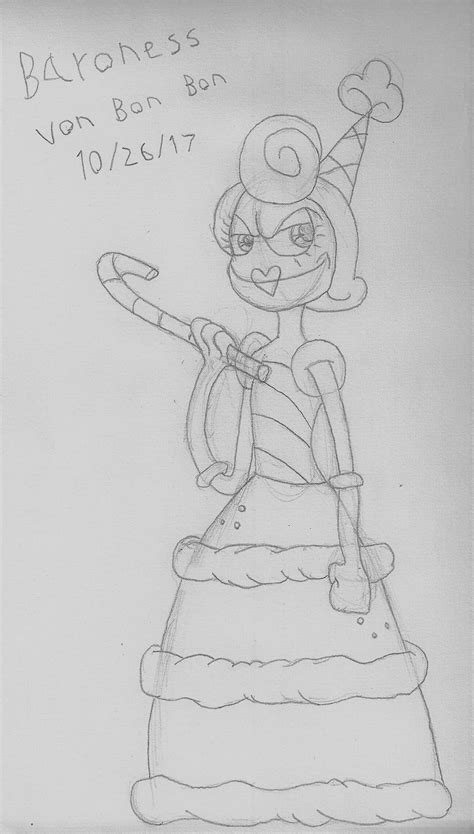 Baroness Von Bon Bon Sketch By Disneysnineoldmenfan On Deviantart