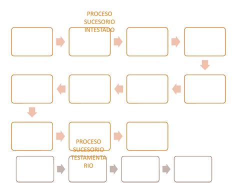 Esquema Proceso Sucesorio Intestado Y Testamentario Inicio Acta