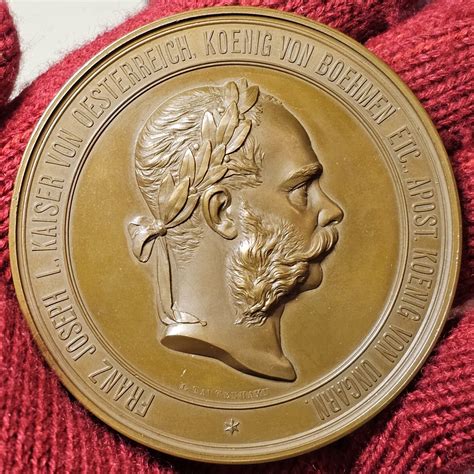 Sterreich Austria Gro E Bronzemedaille Weltausstellung Wien Dem