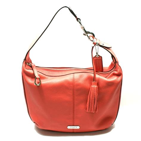 Coach Avery Leather Small Hobo Bag Sienna 23960 Coach 23960