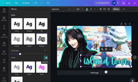 How to Outline Images, Text, and Shapes in Canva