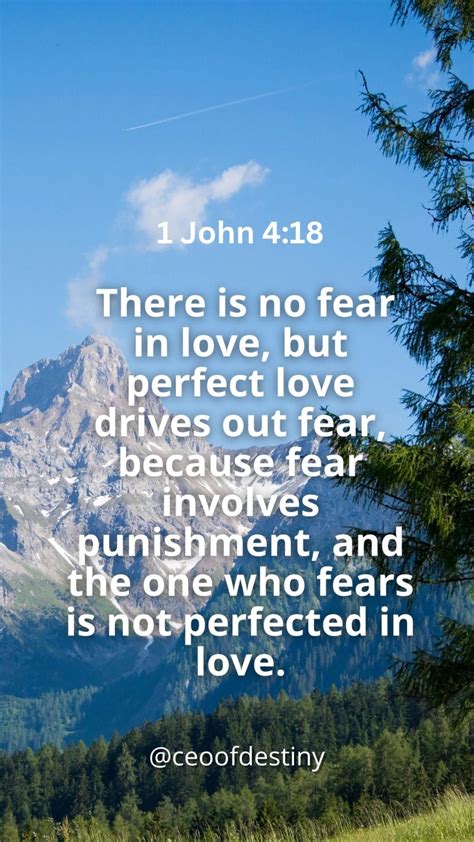 Daily scriptures i 1 john 4 18 – Artofit