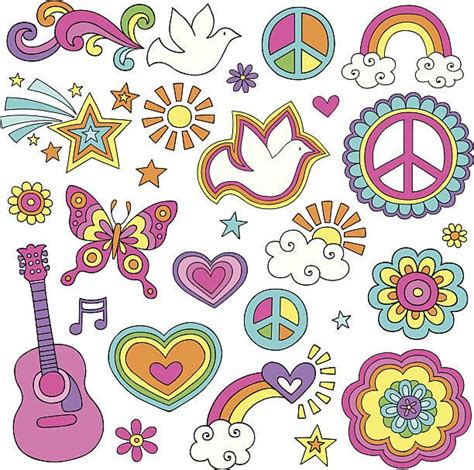 Hippie symbols – Artofit