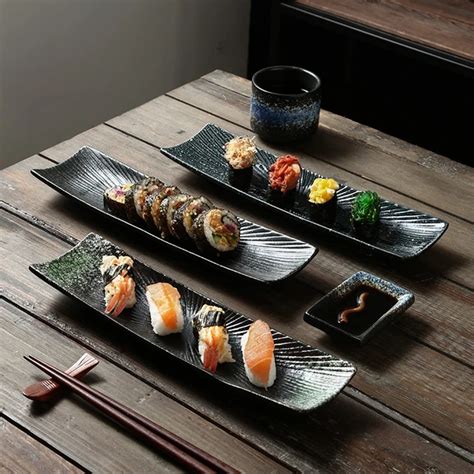 Japanese Food Sushi Plate