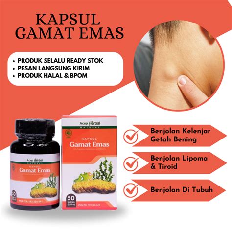 Jual Obat Benjolan Kelenjar Getah Bening Pengempis Benjolan Tiroid