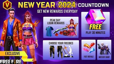 Free Fire New Year Event 2024 Free Rewards New Year Event Free Fire