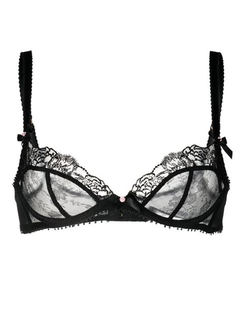 Agent Provocateur Edwina Floral Lace Tulle Bra Farfetch