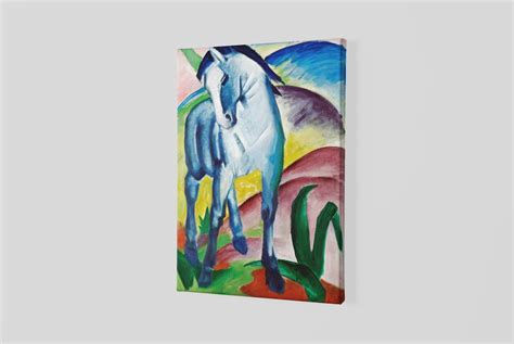 Blue Horse I Famous Painting by Franz Marc Canvas Art Print - Etsy