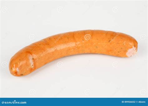 Saucisse Polonaise épicée Fumée Photo stock Image du intestin peau