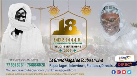 🔴direct Touba Le Magal En Live Reportages Interviews Plateaux Les