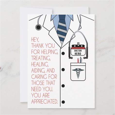 Doctor Thank You Card Zazzle Custom Thank You Cards Thank You Cards Cards