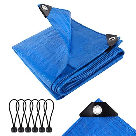 Buy GIOVARA 4m X 5m Tarpaulin Waterproof Tear UV Resistant Ground