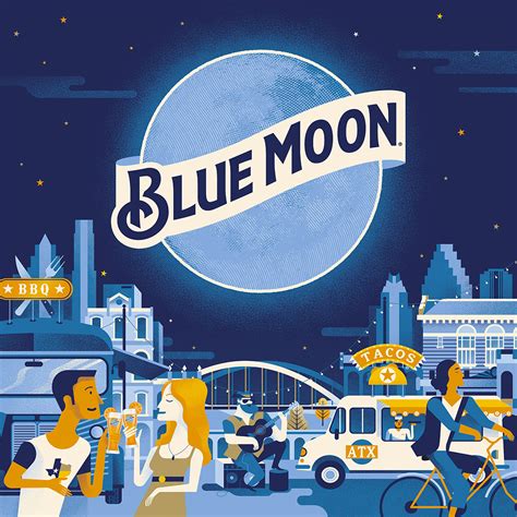 Blue Moon Beer Posters on Behance