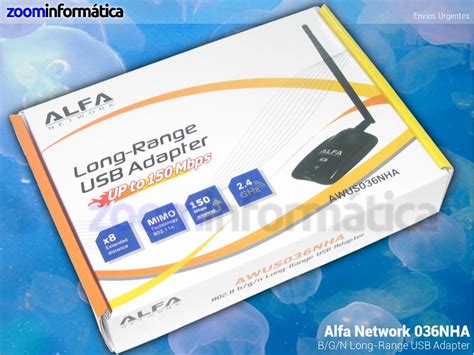 Alfa Awus Nha Antena Wifi Usb Atheros Ar Tienda Alfanetwork