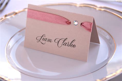 Wedding Place Cards Blush Place Card Seating Place Cards Etsy