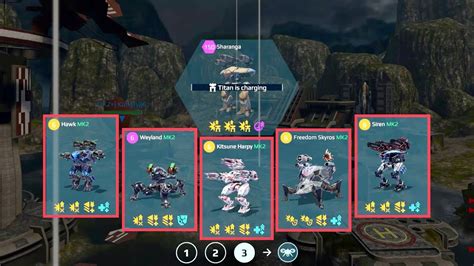 War Robots Weyland Hawk Harpy Siren Skyros WR Gameplay YouTube