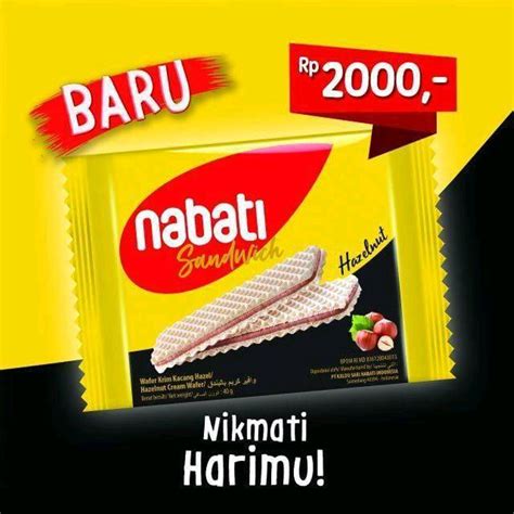 Jual Nabati Wafer All Varian 2000 Pack 50g Shopee Indonesia