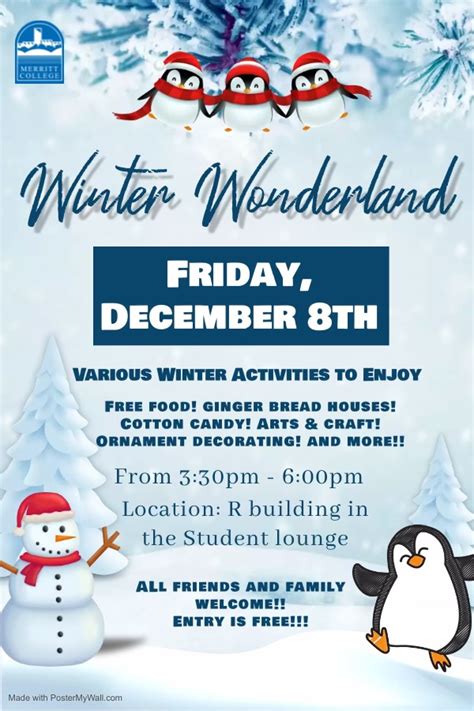 Winter Wonderland 2023 – Student Activities