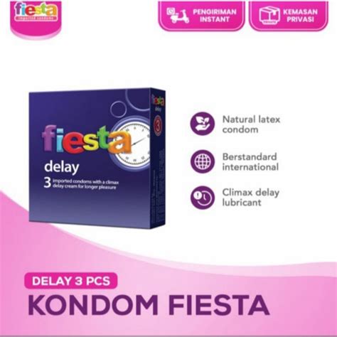 Jual Fiesta Delay Kondom Isi Tahan Lama Shopee Indonesia