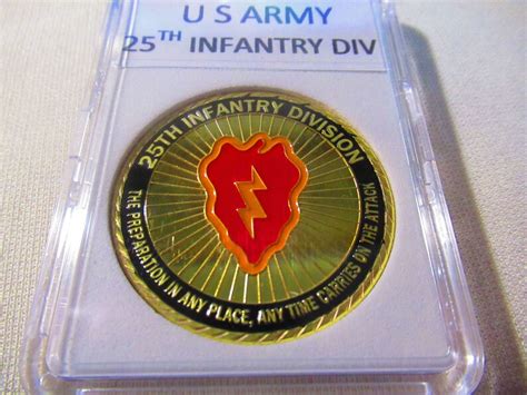 U S Army Th Infantry Division Challenge Coin Etsy