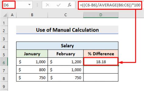 Calculate Percentage Difference Between Two Numbers In Pivot Table