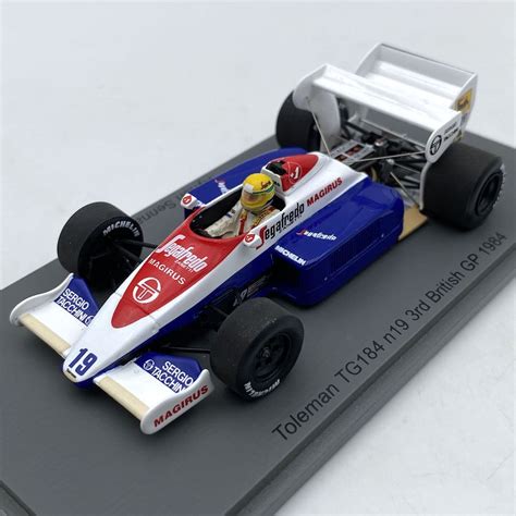 Modellino F Spark Toleman Tg Ayrton Senna N Rd