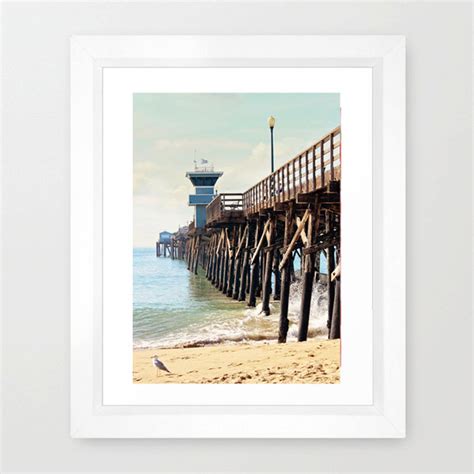 Seal Beach Pier- Beach Photography- Ocean Landscape Photo- Socal Pier