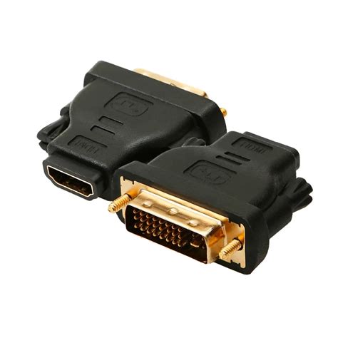 Dvi Male To Hdmi Female Adapter Gold Plated Dvi I To Hdmi Adaptor