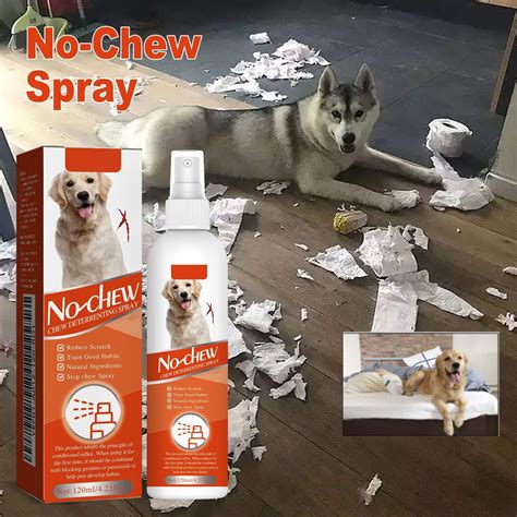 YZWEI Dog Chewing Spray Deterrent,No Chew Spray,Dog Anti Chew Spray,4