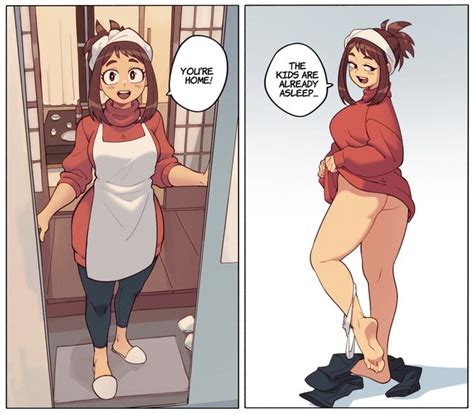 Ochako Uraraka My Hero Academia Suoiresnu English Text Text Ass Big Ass