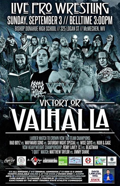 VCW Victory or Valhalla 2023 — Indy Wrestling US