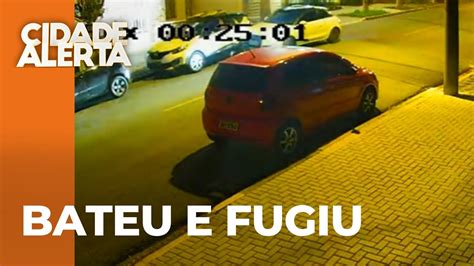 Motorista Bate Em Carro Estacionado Foge E Visto Em Posto Comprando