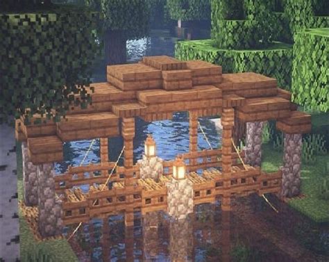 minecraft bridge idea / inspo | Minecraft cottage, Minecraft houses ...