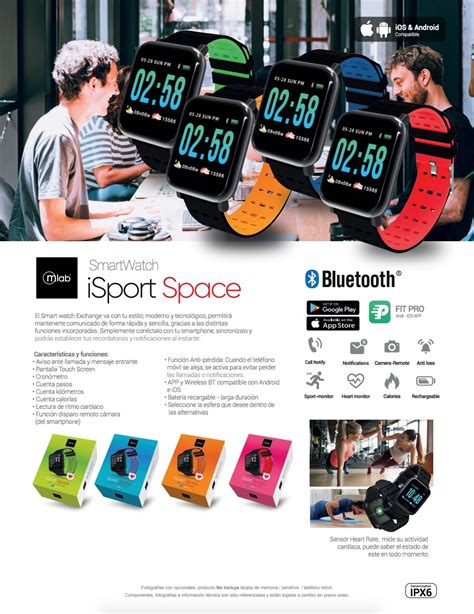 Mlab Reloj Smartwatch Isport Ispace Mlab 8920 Mlab