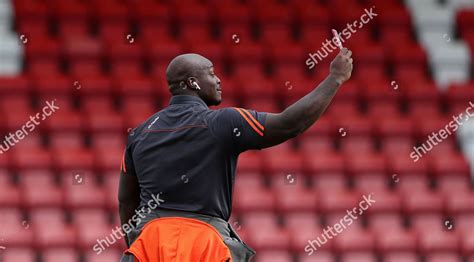 Adebayo Akinfenwa Wycombe Wanderers Takes Selfie Editorial Stock Photo ...