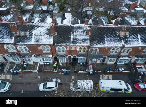 Clarence Road Handsworth Dezember Schwarze Frostfreie