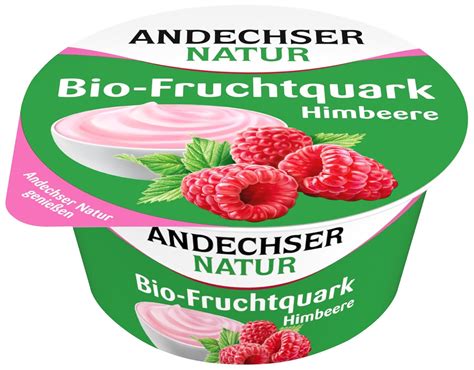 Andechser Natur Bio Fruchtquark Himbeere 150 G Amazon De