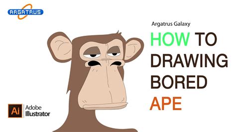 Ape How To Draw Bored Ape With Adobe Illustrator Youtube