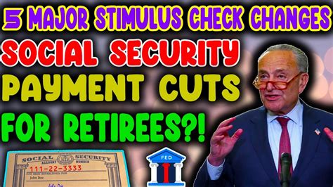 5 Major Stimulus Check Changes Social Security CUTS SSDI SSI