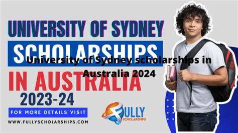 University Of Sydney Scholarships In Australia 2024 Fully Scholarships