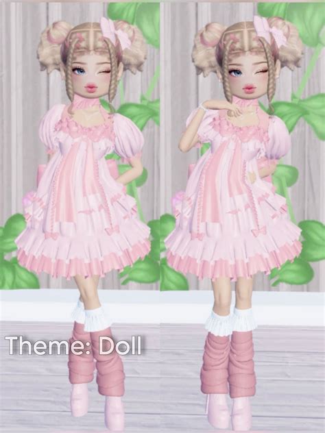 Dress To Impress Doll Kawaii Cute Softie In 2024 Dress To