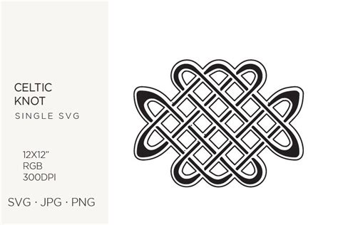 Celtic knot pattern, Irish logo icon svg (2228656)