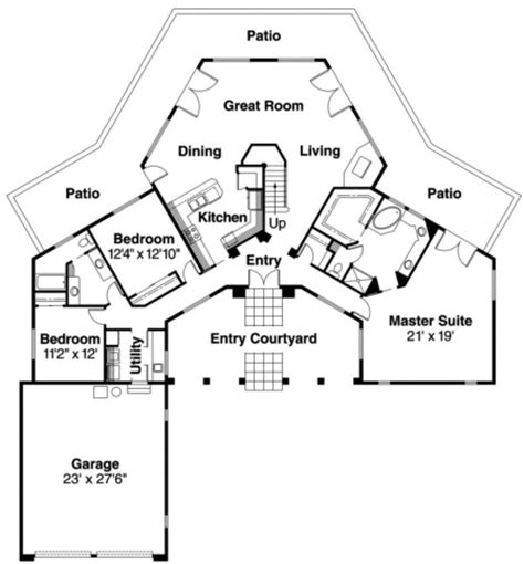 House Plan 035 00019 Southwest Plan 2 979 Square Feet 3 Bedrooms 3 Bathrooms