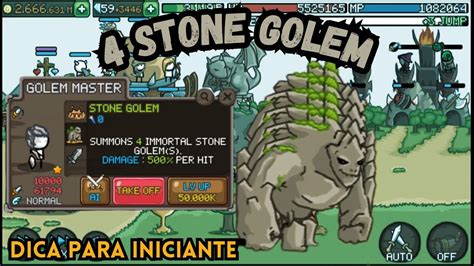 Grow Castle 4 STONE GOLEM Growcastle YouTube