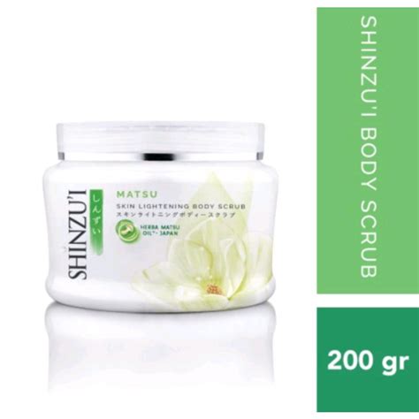 Jual Shinzui Matsu Skin Lightening Body Scrub Gr Shopee Indonesia