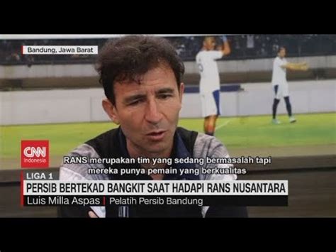 Persib Bertekad Bangkit Saat Hadapi Rans Nusantara YouTube