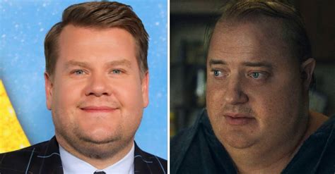 James Corden Claims He Almost Got The Whale Role Instead Of Brendan Fraser